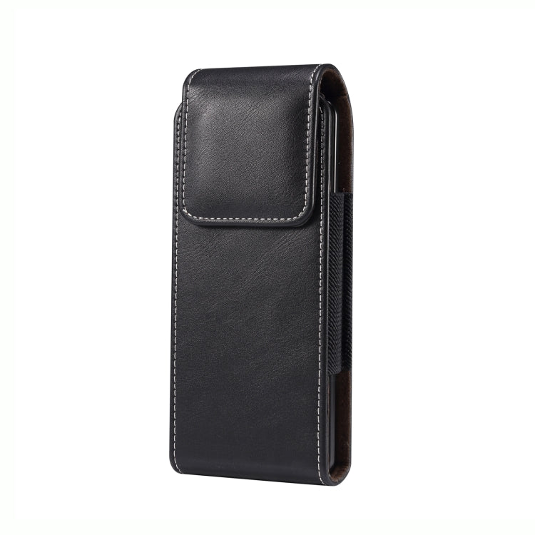 7.8 x 17 x 2.5cm Fold Phone Waist Pack Leather Case