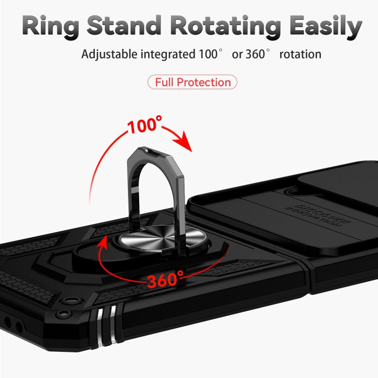 For Samsung Galaxy Z Flip4 Sliding Camshield Holder Phone Case