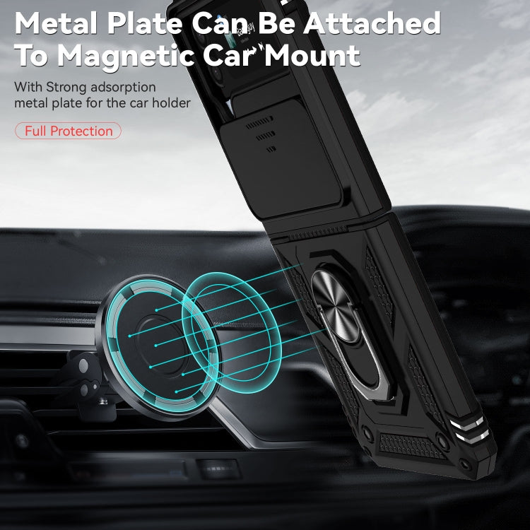 For Samsung Galaxy Z Flip4 Sliding Camshield Holder Phone Case