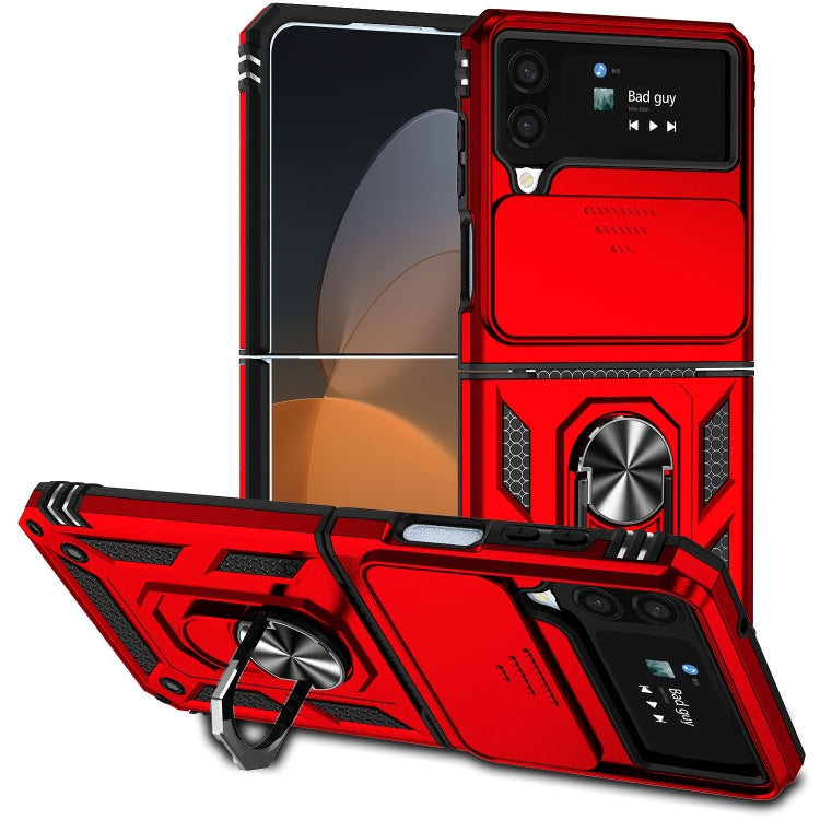 For Samsung Galaxy Z Flip4 Sliding Camshield Holder Phone Case