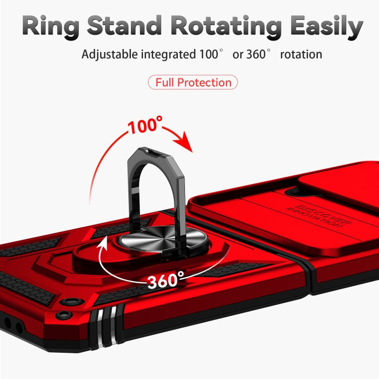 For Samsung Galaxy Z Flip4 Sliding Camshield Holder Phone Case