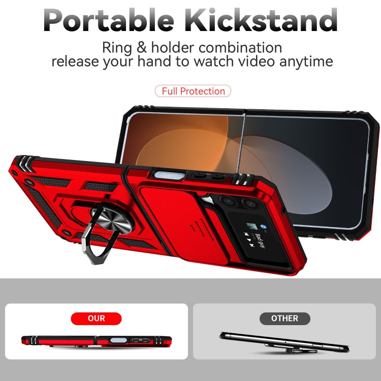 For Samsung Galaxy Z Flip4 Sliding Camshield Holder Phone Case