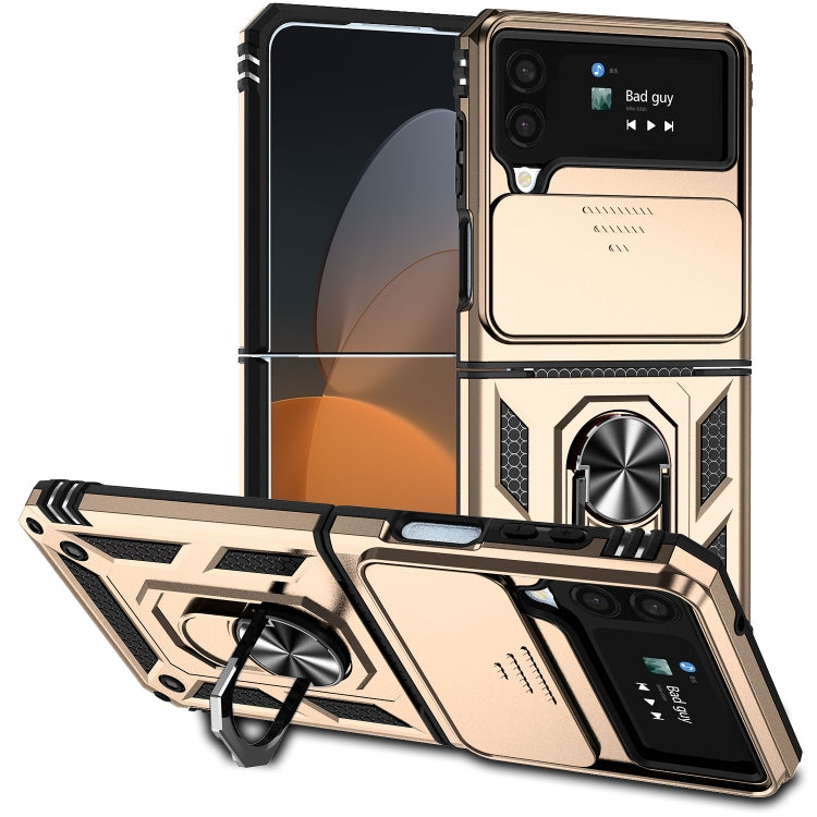 For Samsung Galaxy Z Flip4 Sliding Camshield Holder Phone Case