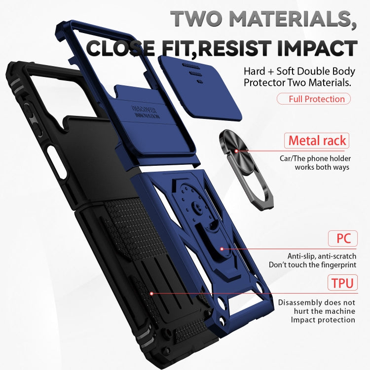 For Samsung Galaxy Z Flip4 Sliding Camshield Holder Phone Case