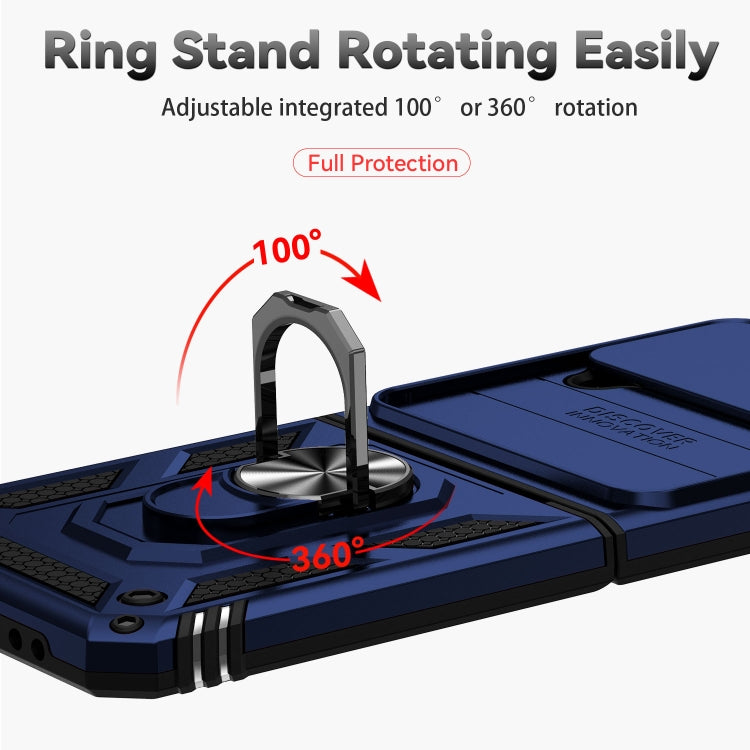 For Samsung Galaxy Z Flip4 Sliding Camshield Holder Phone Case