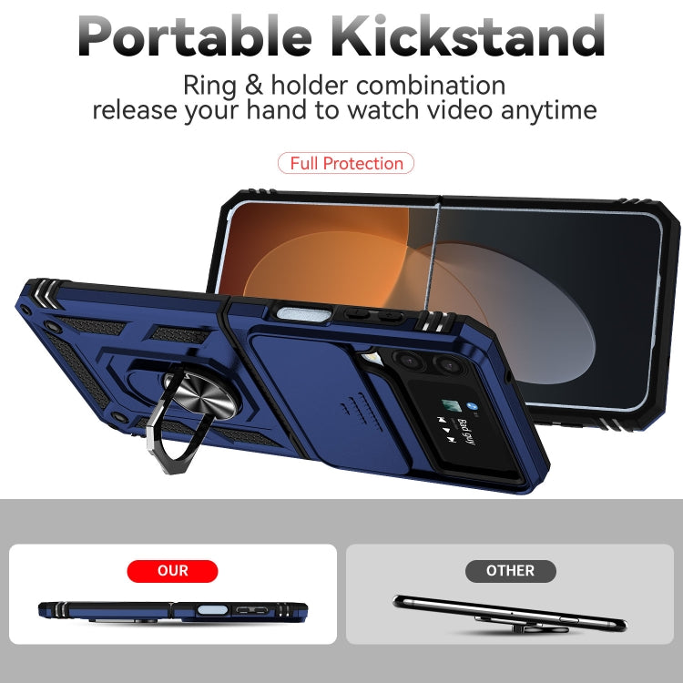 For Samsung Galaxy Z Flip4 Sliding Camshield Holder Phone Case