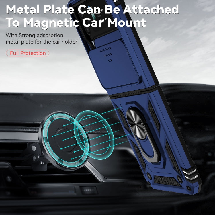 For Samsung Galaxy Z Flip4 Sliding Camshield Holder Phone Case