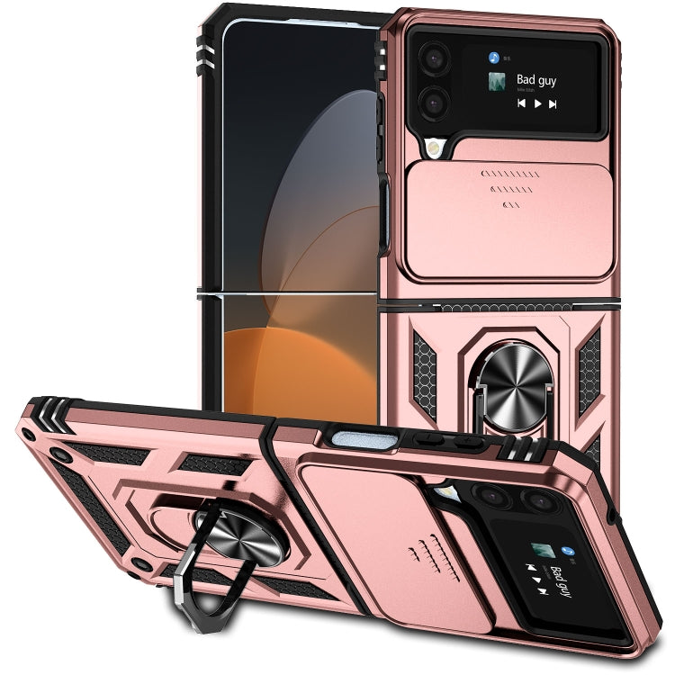 For Samsung Galaxy Z Flip4 Sliding Camshield Holder Phone Case