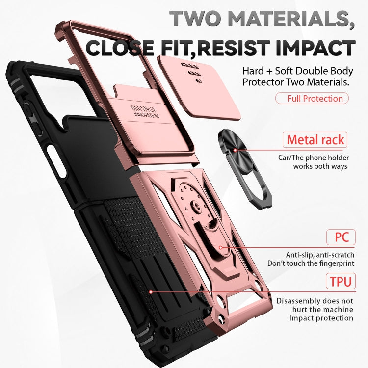 For Samsung Galaxy Z Flip4 Sliding Camshield Holder Phone Case