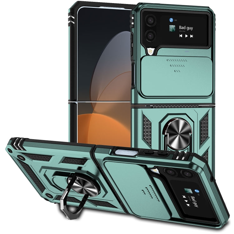 For Samsung Galaxy Z Flip4 Sliding Camshield Holder Phone Case