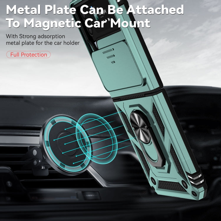 For Samsung Galaxy Z Flip4 Sliding Camshield Holder Phone Case