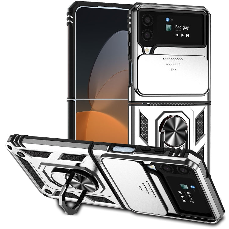 For Samsung Galaxy Z Flip4 Sliding Camshield Holder Phone Case
