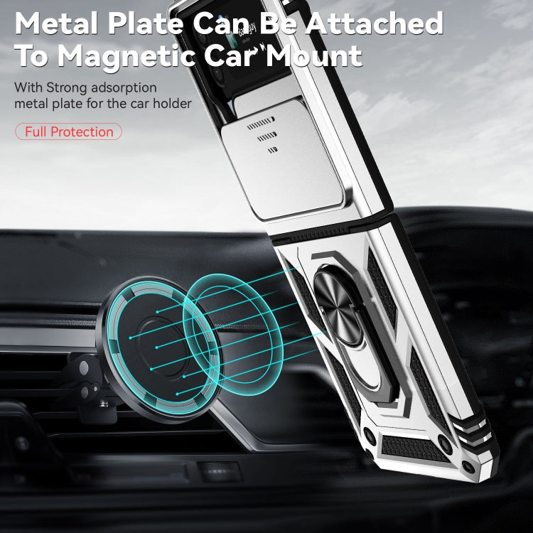 For Samsung Galaxy Z Flip4 Sliding Camshield Holder Phone Case