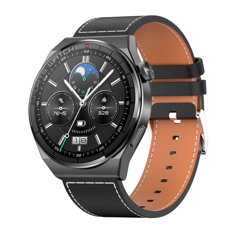 KT62 1.36 inch TFT Round Screen Smart Watch Supports Bluetooth Call/Blood Oxygen Monitoring, Strap: