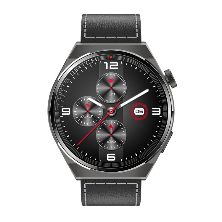 KT62 1.36 inch TFT Round Screen Smart Watch Supports Bluetooth Call/Blood Oxygen Monitoring, Strap: