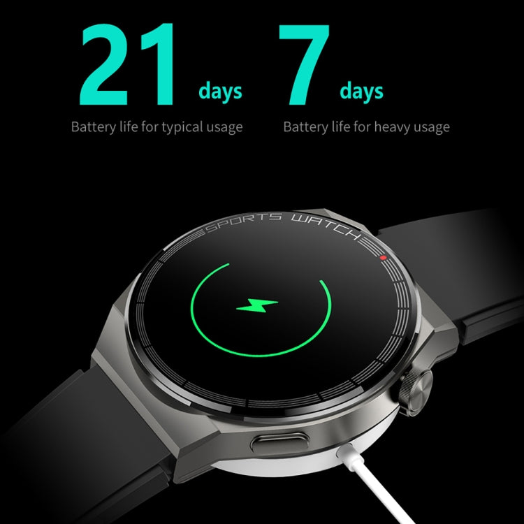 KT62 1.36 inch TFT Round Screen Smart Watch Supports Bluetooth Call/Blood Oxygen Monitoring, Strap: