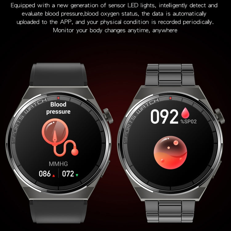 KT62 1.36 inch TFT Round Screen Smart Watch Supports Bluetooth Call/Blood Oxygen Monitoring, Strap: