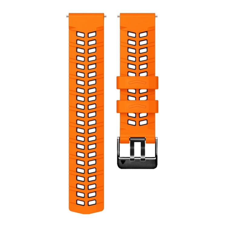 For Huawei Watch4 / 4 Pro / Watch3 / 3 Pro 22mm Double-row Hole Two-color Silicone Watch Band