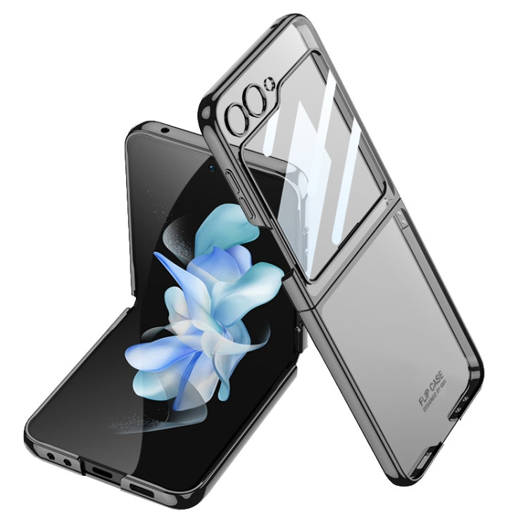 For Samsung Galaxy Z Flip5 Ultra-thin Plating Clear PC All Inclusive Phone Case