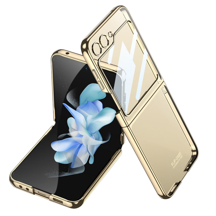 For Samsung Galaxy Z Flip5 Ultra-thin Plating Clear PC All Inclusive Phone Case