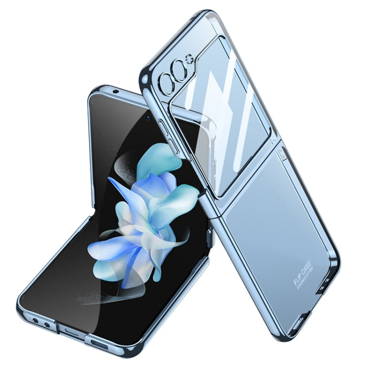 For Samsung Galaxy Z Flip5 Ultra-thin Plating Clear PC All Inclusive Phone Case