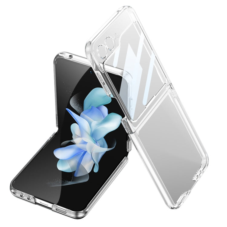 For Samsung Galaxy Z Flip5 Ultra-thin Plating Clear PC All Inclusive Phone Case