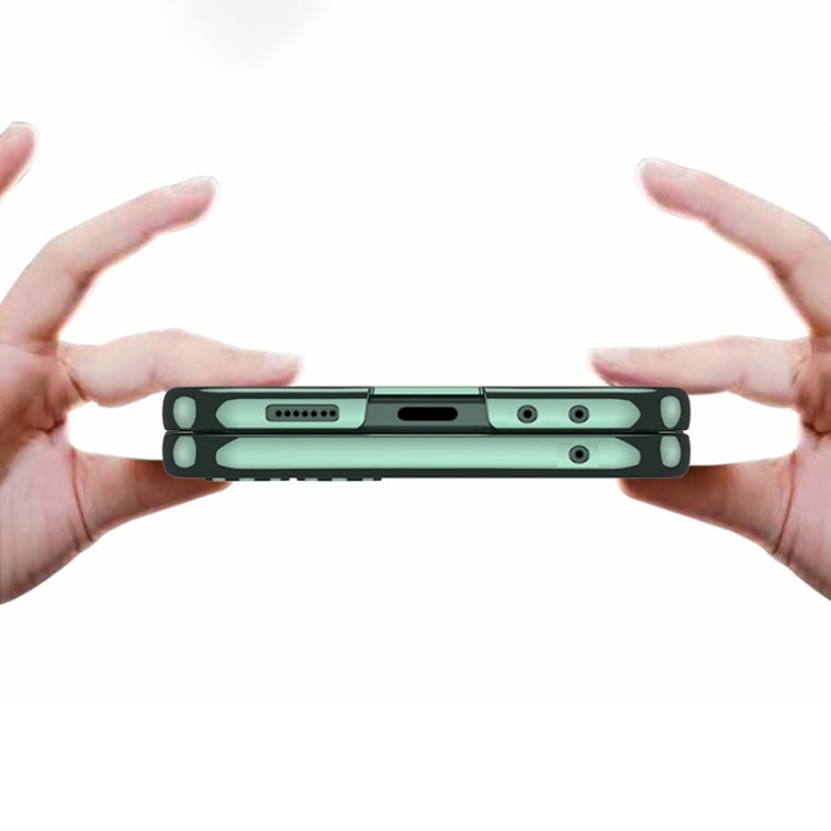 For Samsung Galaxy Z Flip5 Ultra-thin Plating Clear PC All Inclusive Phone Case