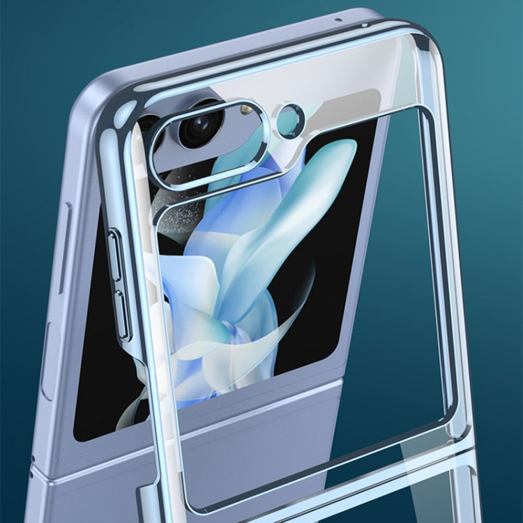 For Samsung Galaxy Z Flip5 Ultra-thin Plating Clear PC Phone Case