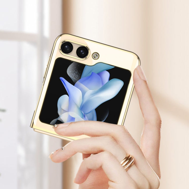 For Samsung Galaxy Z Flip5 Ultra-thin Plating Clear PC Phone Case