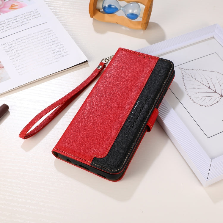 For iPhone 16 Pro KHAZNEH Litchi Texture Leather RFID Phone Case