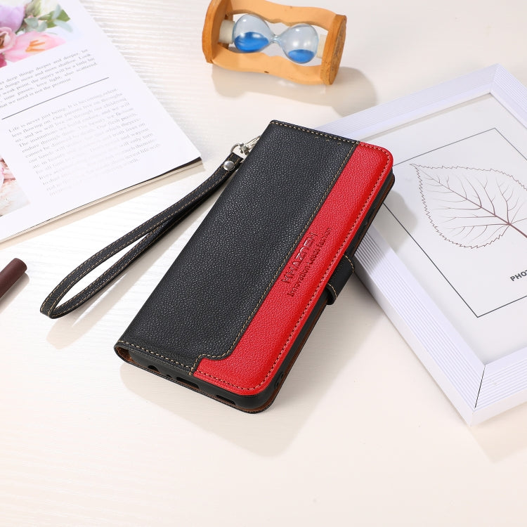For iPhone 16 KHAZNEH Litchi Texture Leather RFID Phone Case