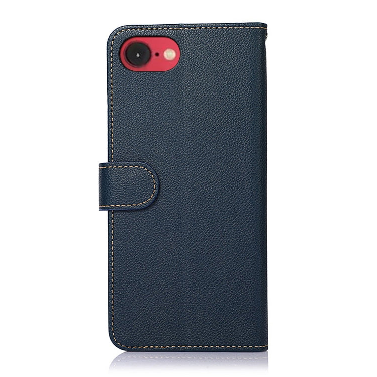 For iPhone 16e / 17e KHAZNEH Litchi Texture Leather RFID Phone Case