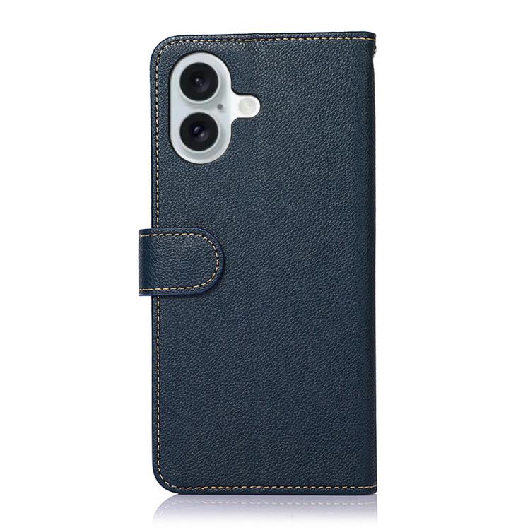 For iPhone 17 KHAZNEH Litchi Texture Leather RFID Phone Case