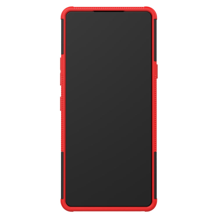 For LG Stylo 6 Tire Texture Shockproof TPU+PC Protective Case with Holder