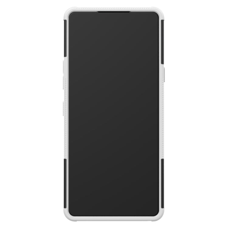 For LG Stylo 6 Tire Texture Shockproof TPU+PC Protective Case with Holder