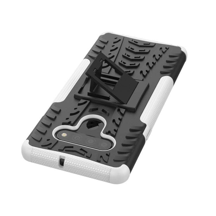 For LG Stylo 6 Tire Texture Shockproof TPU+PC Protective Case with Holder