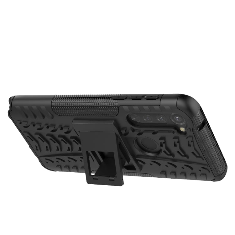 For Motorola Moto G Stylus Tire Texture Shockproof TPU+PC Protective Case with Holder