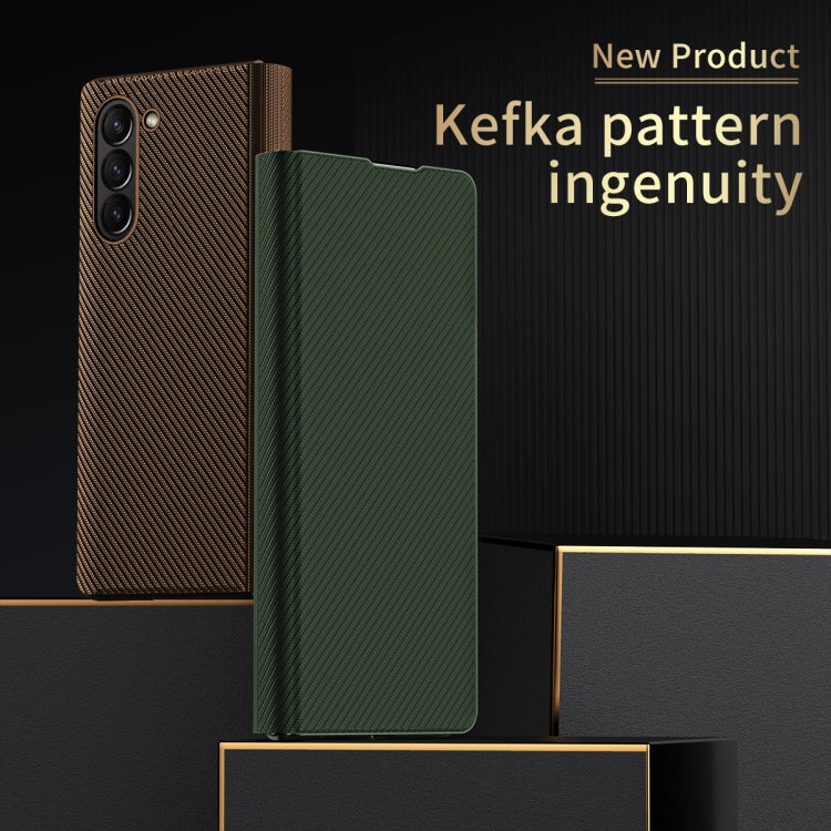 For Samsung Galaxy Z Fold5 Kevlar Full Coverage Shockproof Phone Case
