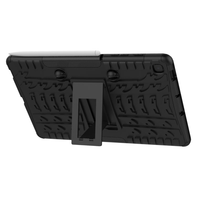 For Samsung Galaxy S6 Lite Tire Texture TPU+PC Shockproof Case  , with Holder & Pen Tray