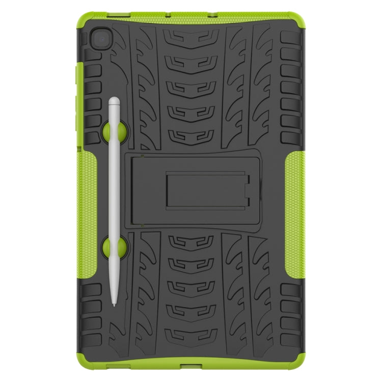 For Samsung Galaxy S6 Lite Tire Texture TPU+PC Shockproof Case  , with Holder & Pen Tray