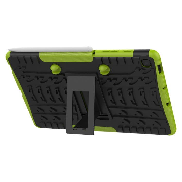 For Samsung Galaxy S6 Lite Tire Texture TPU+PC Shockproof Case  , with Holder & Pen Tray