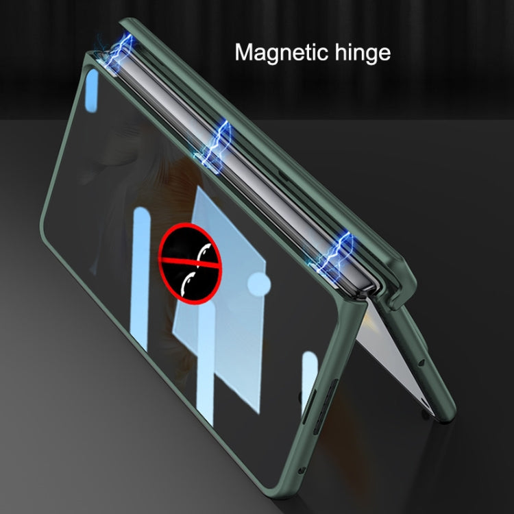 For Huawei Mate X3 Wristband Integrated Privacy Film Magnetic Hinge Phone Case