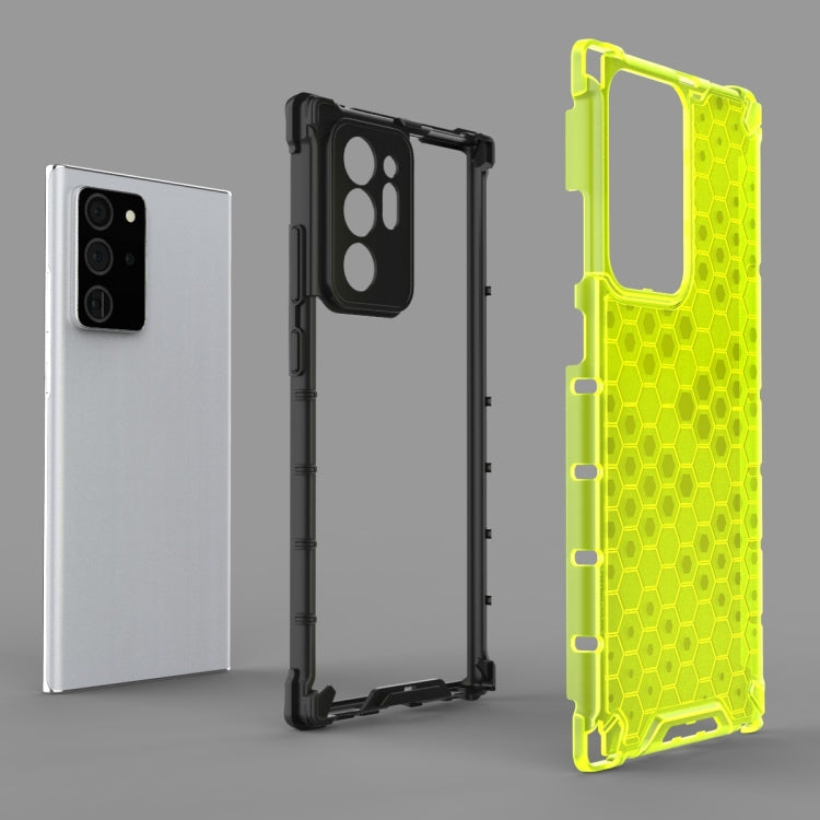 For Samsung Galaxy Note20 Ultra Shockproof Honeycomb PC + TPU Protective Case