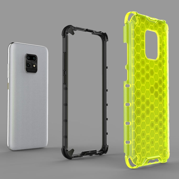 For Xiaomi Redmi 10X 5G Shockproof Honeycomb PC + TPU Protective Case
