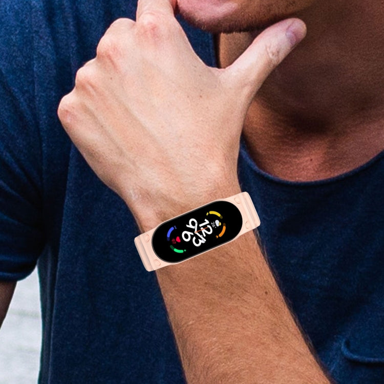 For Xiaomi Mi Band 7 / 6 / 5 Integrated TPU Watch Band