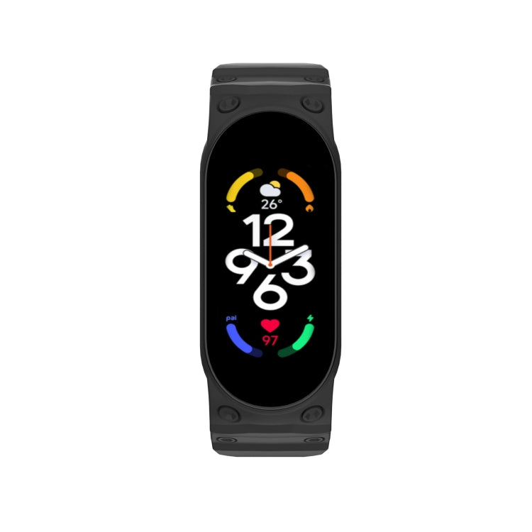 For Xiaomi Mi Band 7 / 6 / 5 Integrated TPU Watch Band