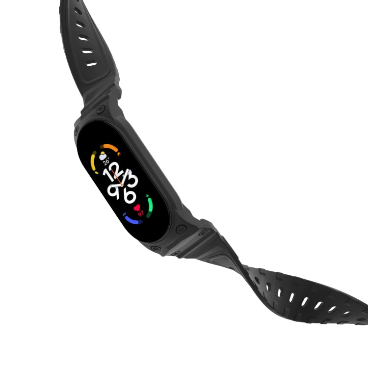 For Xiaomi Mi Band 7 / 6 / 5 Integrated TPU Watch Band