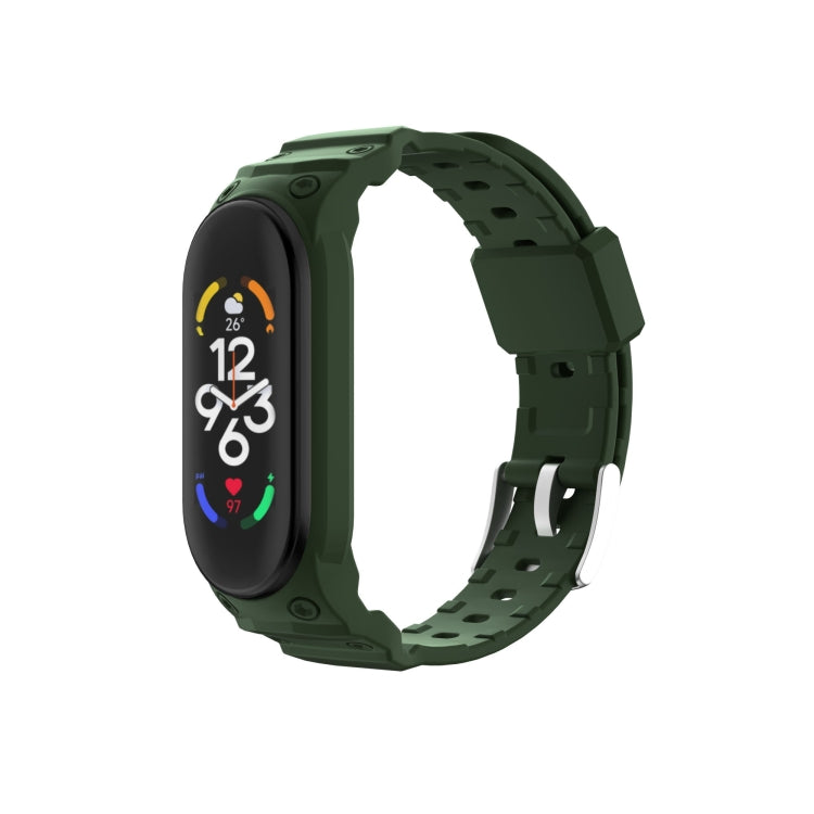 For Xiaomi Mi Band 7 / 6 / 5 Integrated TPU Watch Band