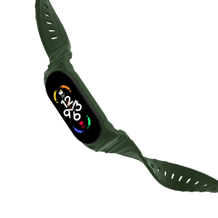For Xiaomi Mi Band 7 / 6 / 5 Integrated TPU Watch Band