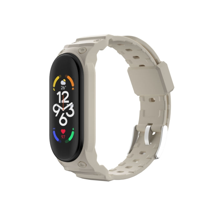 For Xiaomi Mi Band 7 / 6 / 5 Integrated TPU Watch Band